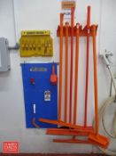 Cleaning Brushes and Lockout/Tagout Station - Rigging Fee: $25