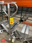 S/S Pallet Jack - Rigging Fee: $25