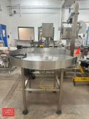 Automatic S/S Accumulation Table: 45” Diameter - Rigging Fee: $100