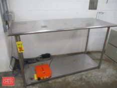 All S/S Table: 6' x 30