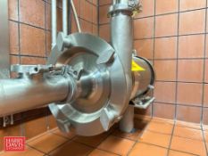 Ampco Centrifugal Pump, Model: LCV550-325-21, S/N: CC-67904-2-2 with Sterling S/S Clad 7.5 HP 1,