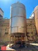 4,000 Gallon S/S Water Storage Tank with Inline Filter - Rigging Fee: $2750