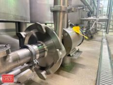 Ampco Centrifugal Pump, Model: LCRYO-180 TC, S/N: 1825721-5-1 with Baldor S/S Clad 5 HP 1,750 RPM