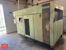 Sullair 150 HP Air Compressor, Model: VCC-2005 with Digital HMI and Motortronics Soft Starter,