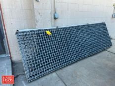 Assorted S/S Platform Frames with Grating: (2) 10' x 3', 44
