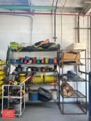 Assorted Cable and Wiring and (2) Shelves: 6’ x 16