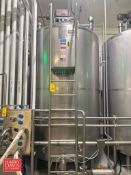 DCI 2,000 Gallon Jacketed Dome-Top S/S Processor, S/N: JS4808D with Vertical Wide Sweep Agitation,