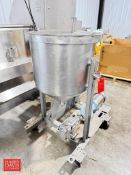 20 Gallon Insulated S/S Chocolate Tank with Positive Displacement Pump and Inverter 3 HP Variable-