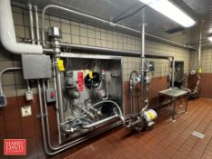 31' S/S Piping, Fittings, Clamps, Hangers, S/S 3-Way Air Valve and Table: 40