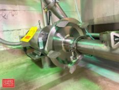 Ampco Centrifugal Pump, Model: LCR40-252-18, S/N: CC-68565-1-2 with Baldor S/S Clad 5 HP 1,750 RPM