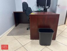 Desk, Filing Cabinet and Chair - Rigging Fee: $200