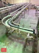 MCE S/S Framed Conveyor: 28’ x 7.5 with 90° Turn, Incline and Remote Drive (Shared with 92A) -