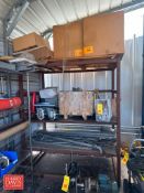 (2) Ampco Positive Displacement Pump Heads, Model: 012, Plastic Brackets, S/S Parts, Air Filters and