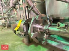 Ampco Centrifugal Pump, Model: LCR40-252-18, S/N: CC-68565-1-3 with Baldor S/S Clad 5 HP 1,750 RPM