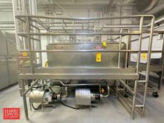 S/S Framed Platforms: 5’ x 41”, 7’ x 27” (Portable) with Ladders and Handrail - Rigging Fee: $200