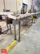 S/S Framed Conveyor: 13’ x 7.5” with Drive and Lance AC Tech 1 HP Variable-Frequency Drive - Rigging