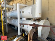 Shell & Tube Ammonia Chiller, 300 PSIG @ 250° F, Top: 370 Gallon, Bottom: 210 Gallon (Subject to