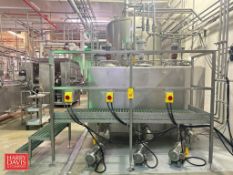 S/S Framed Platform: 8’ x 32” with Stairs and Handrail - Rigging Fee: $750