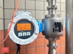 Endress+Hauser S/S Mag Flow Meter, Model: PROMAG H, S/N: D311F019000 - Rigging Fee: $100