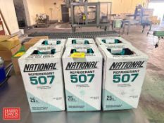 25 LB Containers National Refrigerant 507 - Rigging Fee: $25