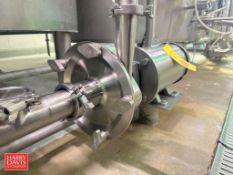 Ampco Centrifugal Pump with Baldor S/S Clad 5 HP 1,750 RPM Motor: Mounted on S/S Base - Rigging Fee: