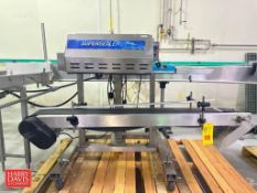 Supersealer Portable S/S Induction Sealer, S/N: 210-2304-10 with Belt Conveyer: 64 x 6 - Rigging