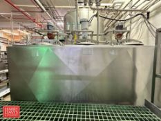 SFI 200 Gallon x 3-Compartment S/S Flavor Tank, Model: 3x200GAL.MULTI-COMPTANK, S/N: 3265 with