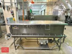 Sani-Matic S/S COP Trough: 6’ x 2’ with Jet Spray - Rigging Fee: $100