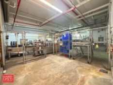 Chain Link Enclosure: 13’ x 12’ x 7’ with Gate - Rigging Fee: $300