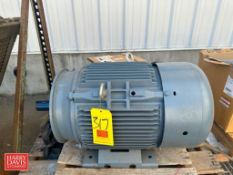 NEW Nema 40 HP 1,770/1,460 RPM Motor - Rigging Fee: $100