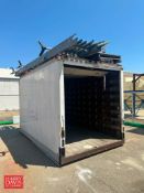 Box Truck Bed: 166” x 8’ x 8’ with Conveyor and Platform Components - Rigging Fee: $400