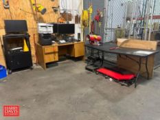 Torpedo Heater, Mechanics Cart, Desk, Table and Multimedia Cart - Rigging Fee: $50