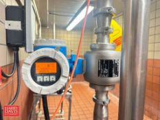 Endress+Hauser S/S Mag Flow Meter, Model: PROMAG H, S/N: D311F119000 - Rigging Fee: $100