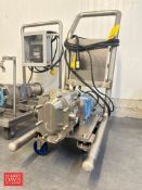 Ampco All S/S Positive Displacement Pump, Model: ZP3-030, S/N: 2279617-10-1 with Baldor S/S Clad 1.5