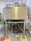 Walker 265 Gallon (1,000 Liter) 316 S/S Liqui-Mixer, S/N: SPG-42391 with GE 40 HP 1,780 RPM Motor,