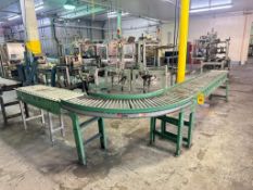 Roach Roller Conveyor: 16’ x 14” with 90° Turn - Rigging Fee: $200