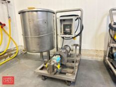Waukesha Positive Displacement Pump, Model: 22, S/N: 17149895 with Sterling S/S Clad 2 HP 1,750