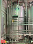 DCI 2,000 Gallon Jacketed Dome-Top S/S Processor, S/N: JS4808B with Vertical Wide Sweep Agitation,