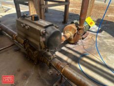 Centrifugal Pump with Weg 5 HP 1,755 RPM Motor and 3-Way Air-Actuated Valve: Mounted on Base -