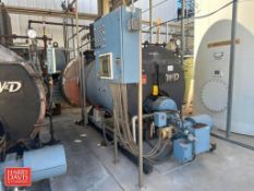 2016 Williams & Davis 49 HP Steam Boiler, Model: 30500-1505-01, S/N: 10537 with Honeywell Touch