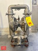 Versa-Matic 316 S/S Diaphragm Pump: Mounted on S/S Cart - Rigging Fee: $50