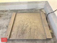 S/S Floor Scale with Rice Lake Digital HMI: 3’ x 3' - Rigging Fee: $75