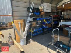 Assorted Parts, Including: Conduit, Valves S/S Fitting, Electrical Housings, Air Filters, Sprockets,