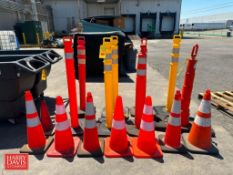 Assorted Caution Cones and Poles - Rigging Fee: $20