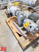 Waukesha Cherry-Burrell S/S Positive Displacement Pump, Model: 060020, S/N: 1240-07 with Gear