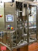 Modern 8-Station Yogurt Cup Filler, Model: MR-DR, S/N: MP838 with Allen-Bradley PanelView 700