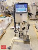 Videojet 2-Head Ink Jet Coder, Model: 1610H, S/N: 129540182H: Mounted on S/S Base with Casters