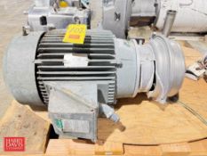 APV Centrifugal Pump with Reliance 40 HP 3,550 RPM Motor - Rigging Fee: $100