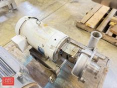 AMPCO Centrifugal Pump, Model: LCU530-210TC with Baldor 5 HP 3,500 RPM Motor - Rigging Fee: $100