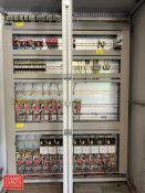(9) Allen Bradley PowerFlex 40, 7.5 KV, 1 HP Variable Frequency Drives, with Eldon Cabinet